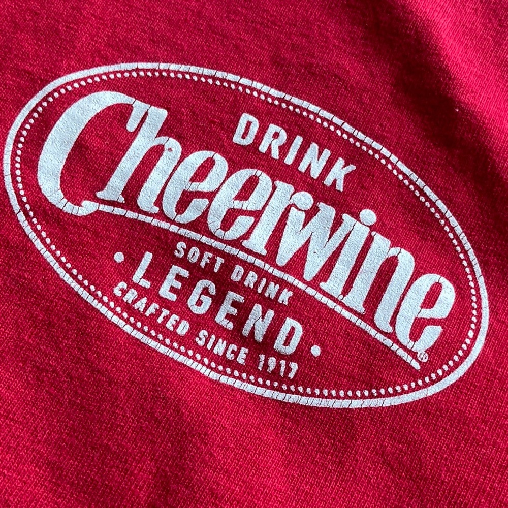 Cheerwine 2017 100th Anniversary Tee | Hanes Red Tagless T-Shirt